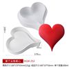 Mousse for St. Valentine's Day heart shaped, acrylic silicone mold, tools set for ice cream, french style, handmade