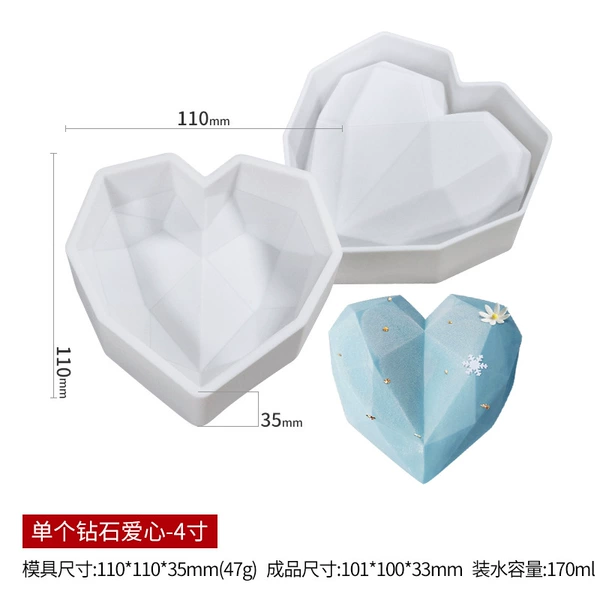 4 -inch diamond love