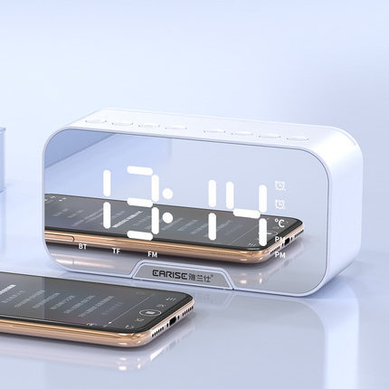 Reloj espejo Bluetooth con radio FM: regalo transfronterizo de primera calidad.