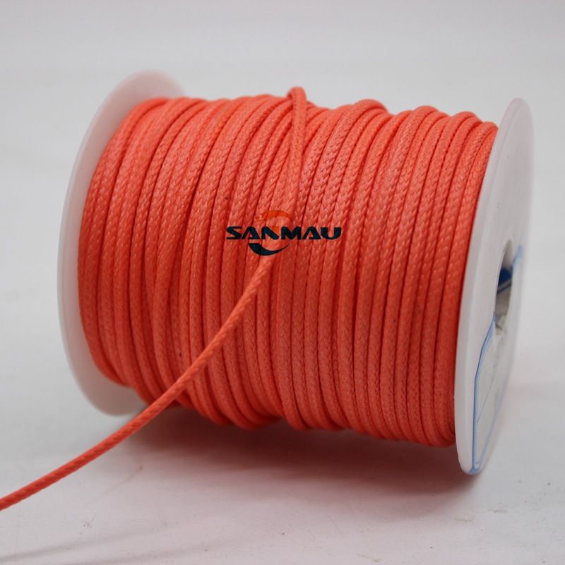 2mm耐腐蚀鱼枪绳高分子聚乙烯海钓绳高强耐磨抗冲击大力马编织绳