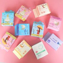 批发少女系列包装旅行化妆棉 清爽型 干净小美人卸妆棉 40片盒装