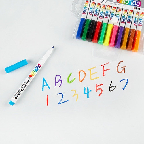 The same floating whiteboard pen 24 colors children's household environmentally friendly and safe drawing board pen teaching office water-based and erasable
