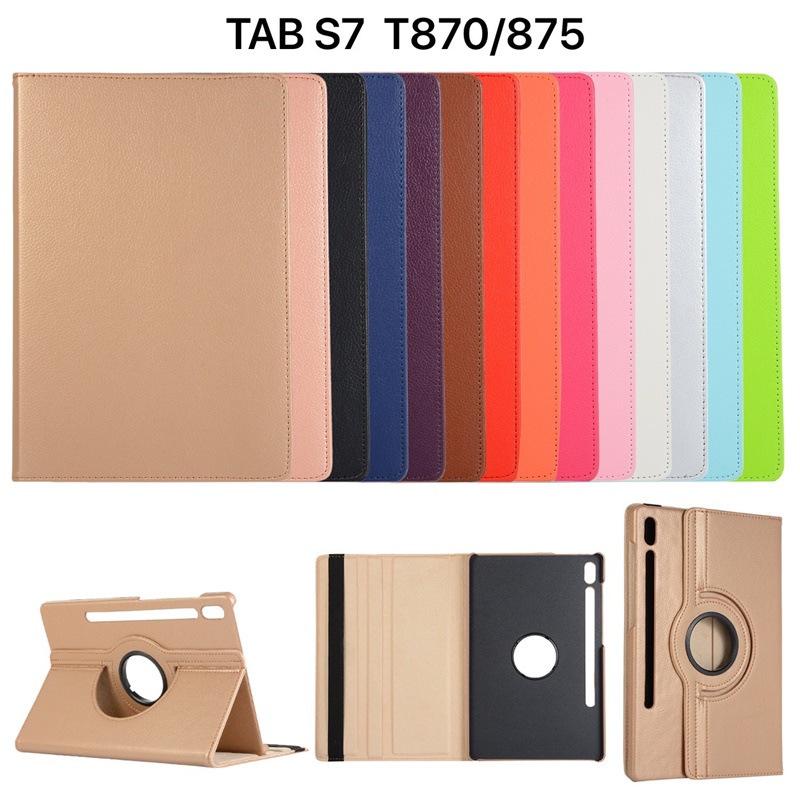 For Samsung Galaxy Tab S8 S7 11 inch S6 Lite 10.4 rotating bracket flat protective cover