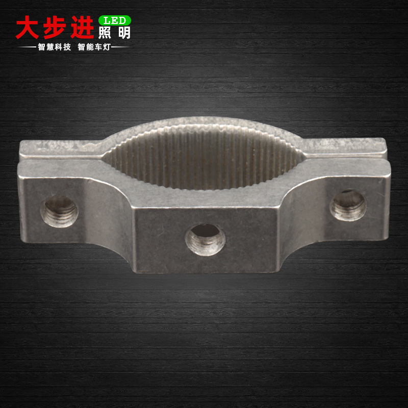 Motorcycle spotlight pipe clamp bracket electric car headlight extension bracket aluminum alloy bumper buckle lamp fixture