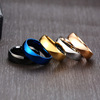 Ring stainless steel, glossy accessory, jewelry, simple and elegant design, wholesale