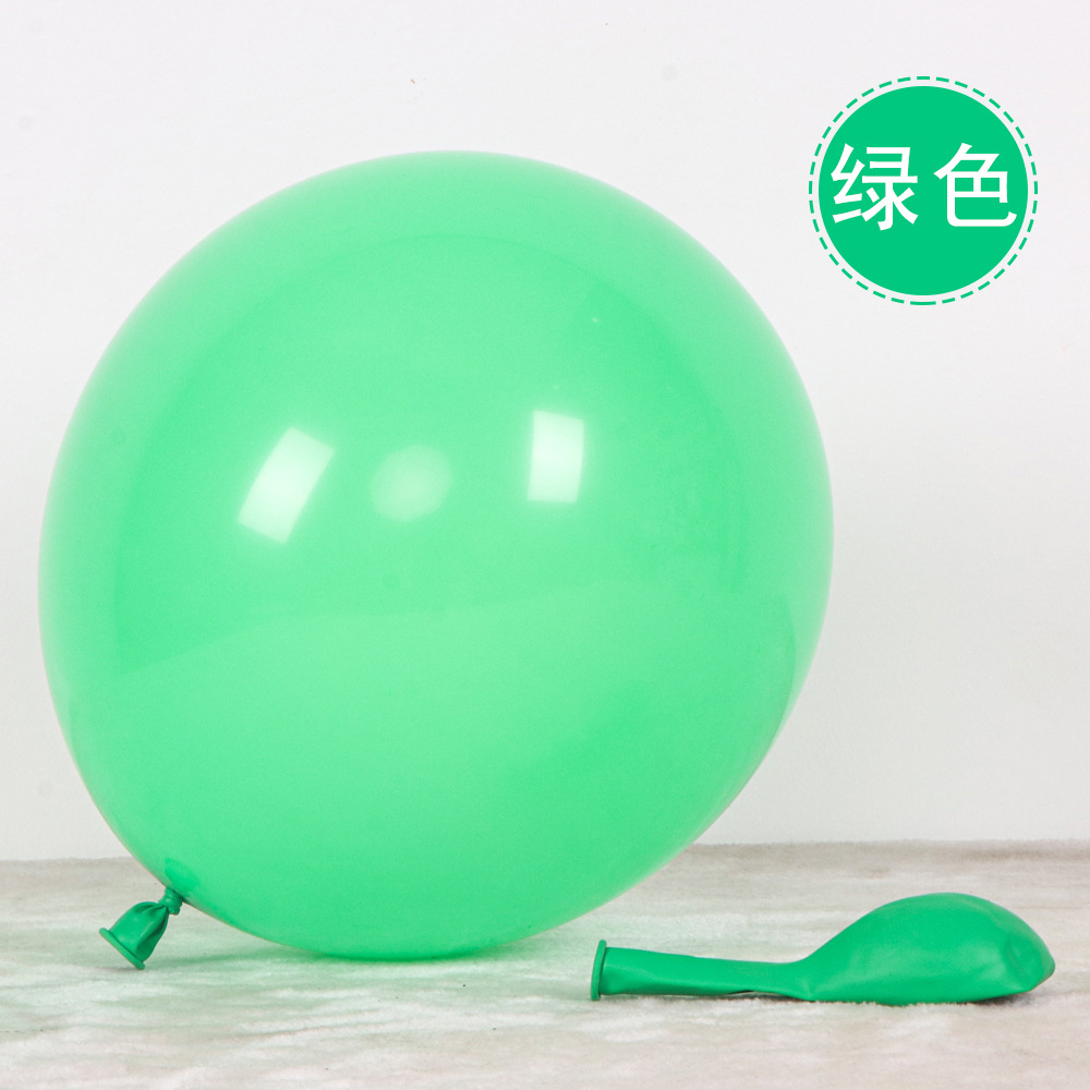 Globo decorativo Globo de látex de 12 pulgadas Decoración de fiesta al por mayor transfronteriza 2.8g Diseño de globo mate redondo