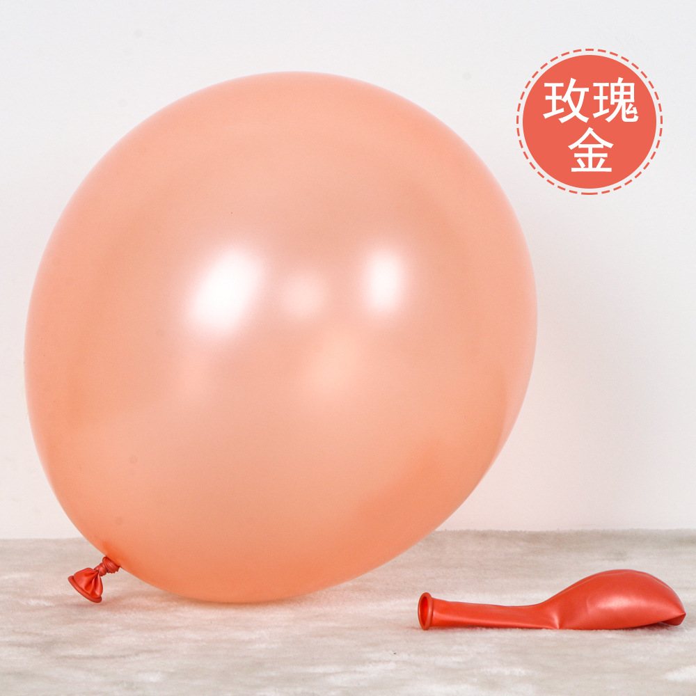 Globo decorativo Globo de látex de 12 pulgadas Decoración de fiesta al por mayor transfronteriza 2.8g Diseño de globo mate redondo