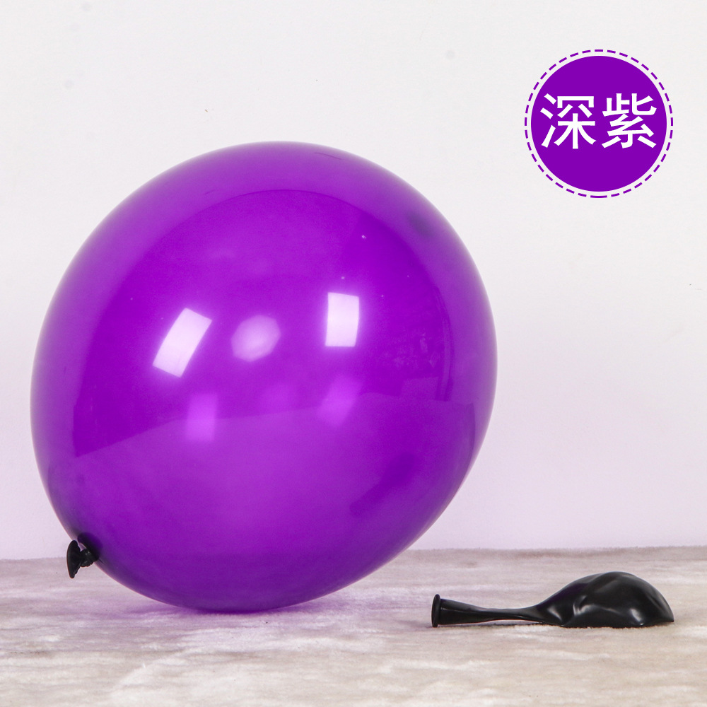 Globo decorativo Globo de látex de 12 pulgadas Decoración de fiesta al por mayor transfronteriza 2.8g Diseño de globo mate redondo