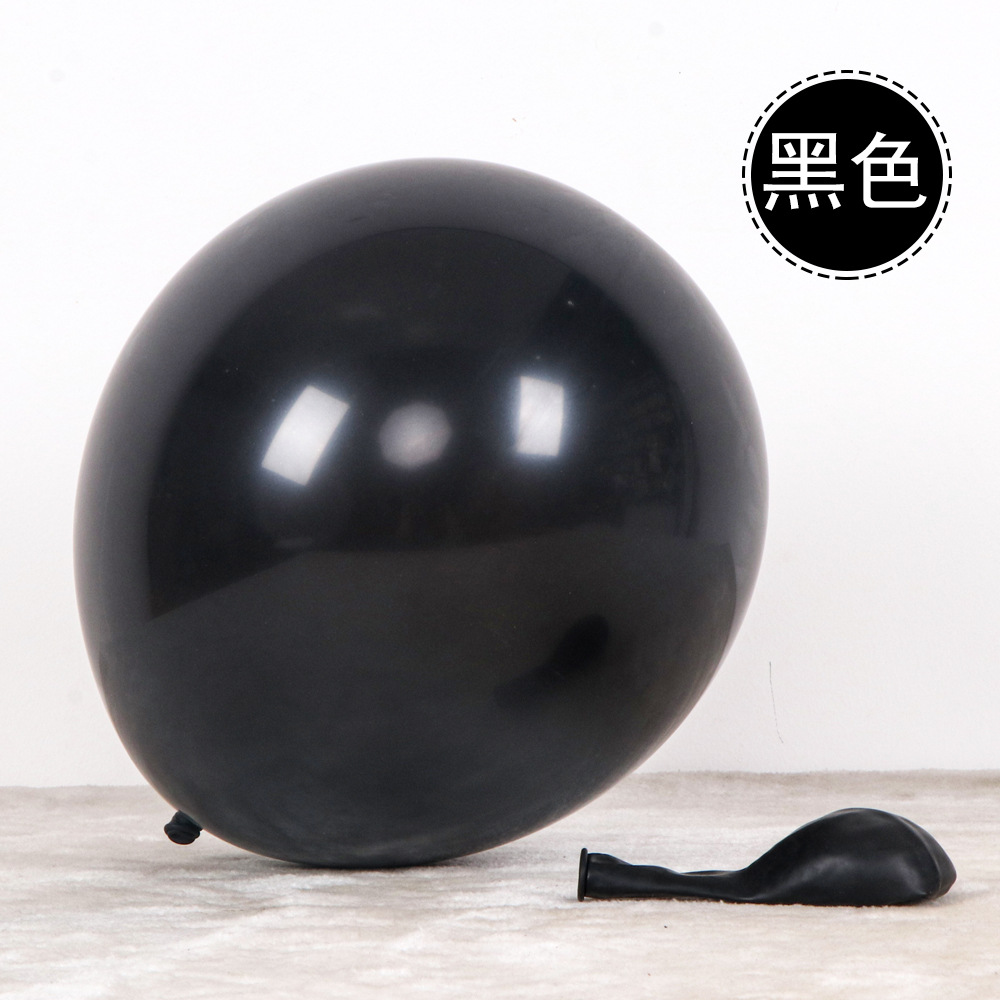Globo decorativo Globo de látex de 12 pulgadas Decoración de fiesta al por mayor transfronteriza 2.8g Diseño de globo mate redondo