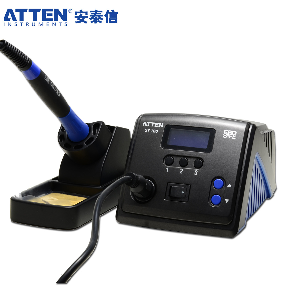 批发安泰信100W电烙铁ST-100防静电焊台恒温调温焊接用温控
