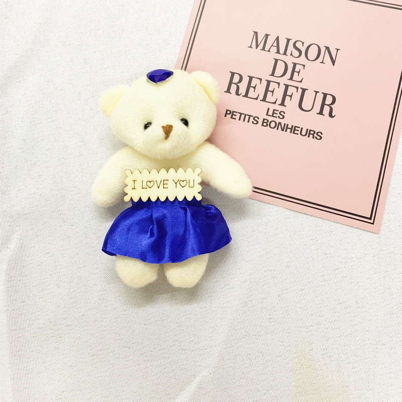 Blue, with little bears, English
