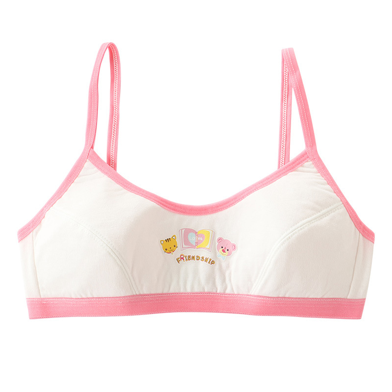 Chica sujetador chaleco estudiante femenina ropa interior para niños período de desarrollo juvenil niños mayores Escuela Secundaria estudiantes de secundaria tubo superior