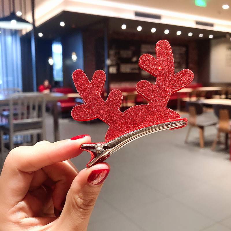 Regalo di Natale Accessori natalizi per adulti e bambini forcine per capelli carino copricapo in corna di alce forcina cappello fascia per capelli accessori per capelli ragazza Mori travestimento_voghion.com