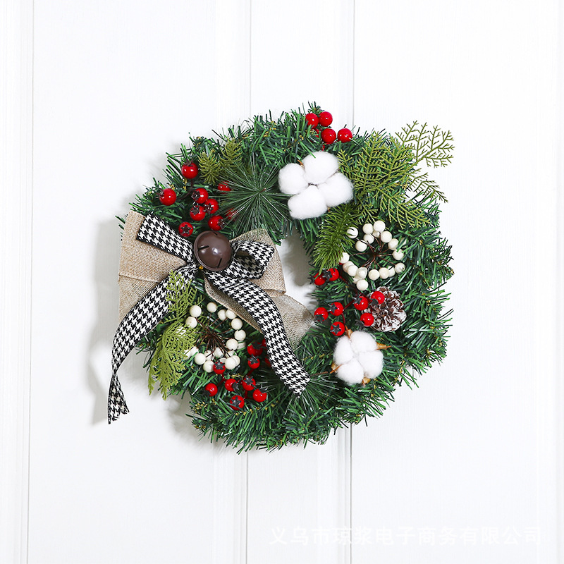 新しいクリスマス花輪アマゾン国境を越えた人気デパートホテルのリボンクリスマス圏30/40/50cm花輪|undefined