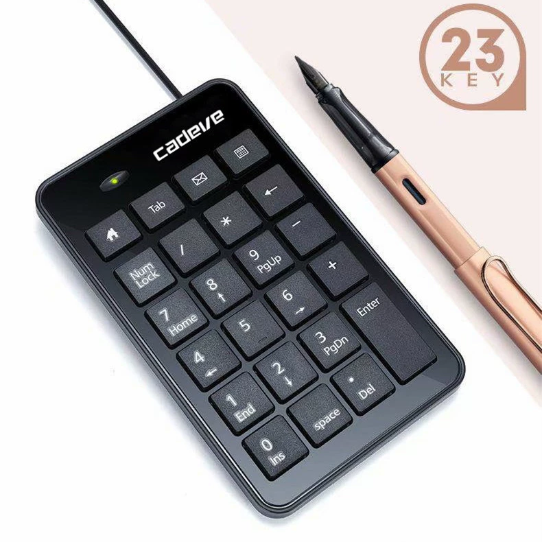 Kaidiwei 670 цифровая клавиатура ноутбук USB интерфейс внешний мини ультратонкий портативный финансовый учет