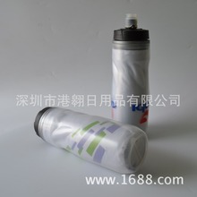 夏季保温保冷保冰环保塑料水壶 双层塑料骑行运动水壶 登山水壶