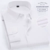 White long sleeve thin diagonal line no pocket