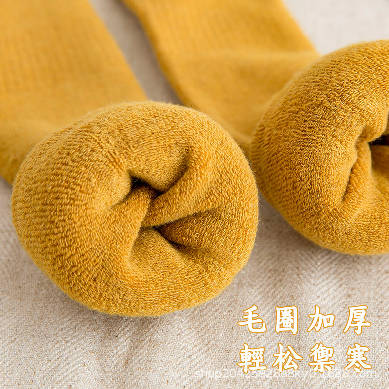 Medias de otoño e invierno de las mujeres de corte alto sobre la rodilla japonés forrado de lana gruesa caliente negro adelgazante muslo sobre la rodilla Calcetines