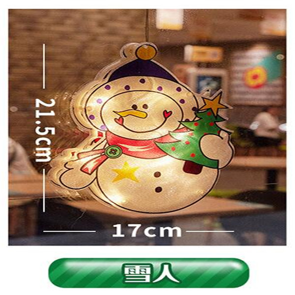 Amazon Venta caliente LED cocina ventana lechón luces colgantes luces de Navidad luces de colores decoración navideña escena ambiente luces