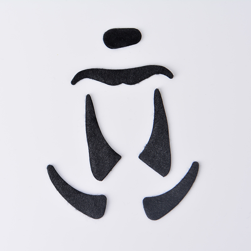 Amazon Hot Halloween disfraz de barba negra caballero peluche barba accesorios