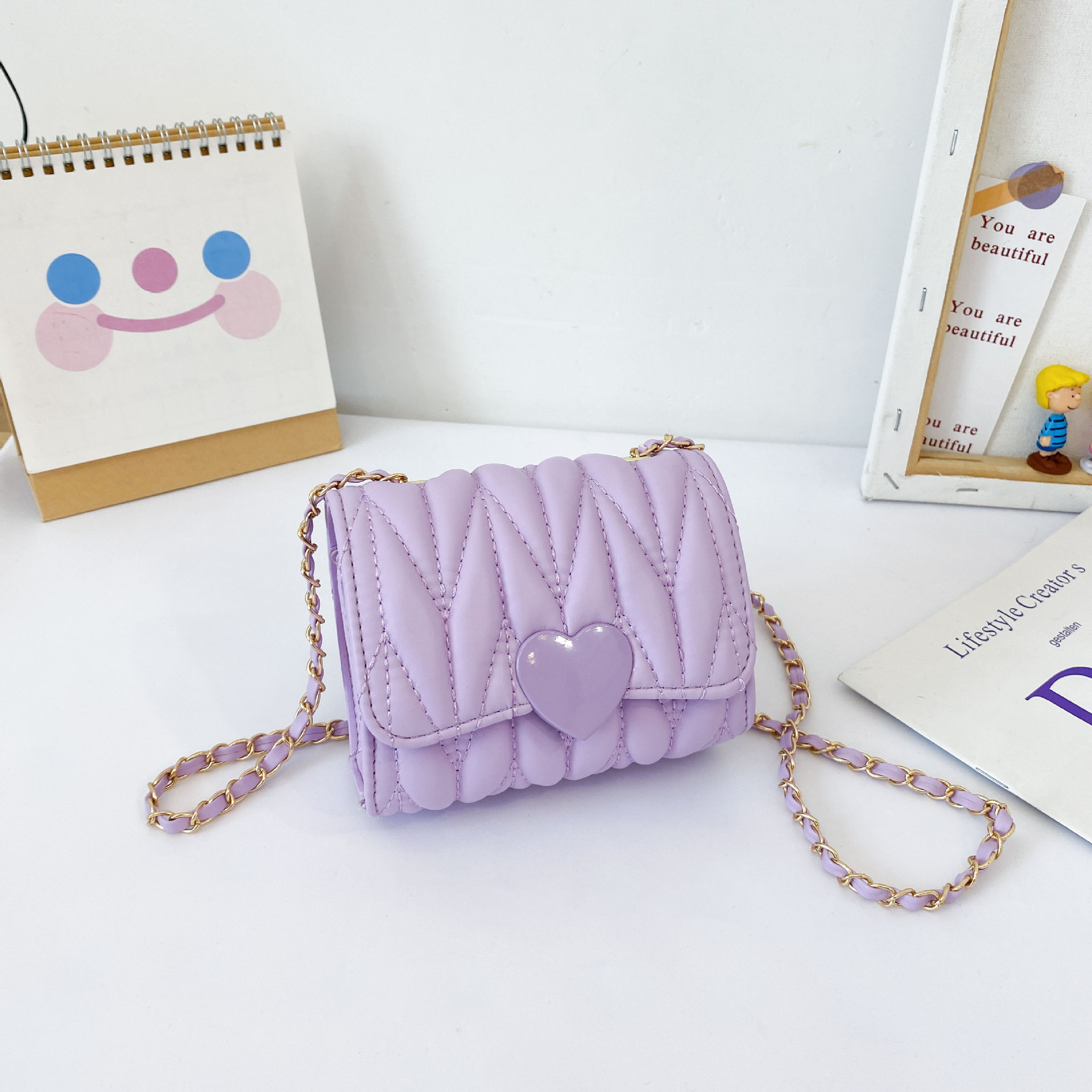 Bolso de los niños de moda bolsa de mensajero de las niñas de estilo occidental bebé princesa pequeña mochila Linda niña MINI BOLSA DE MODA