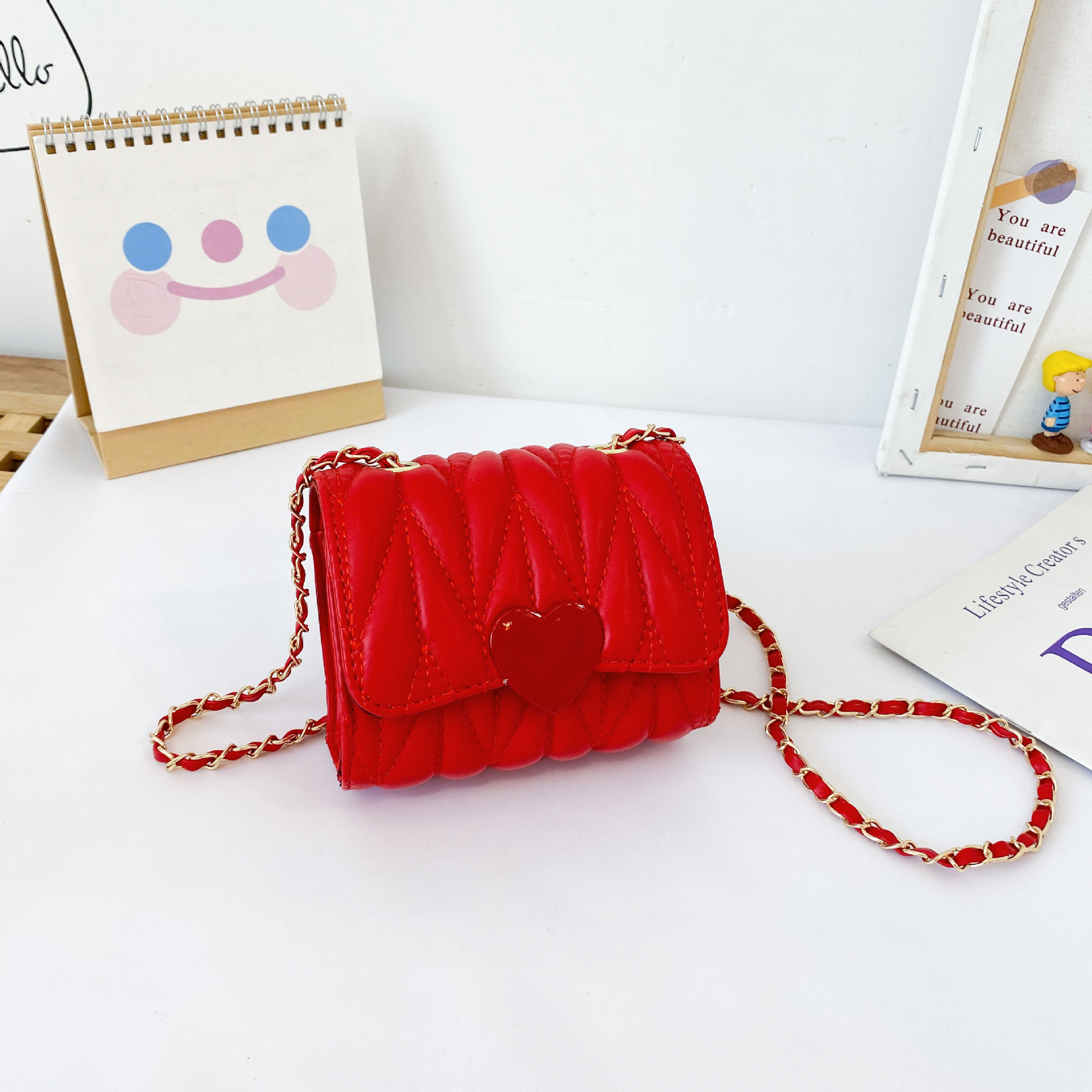 Bolso de los niños de moda bolsa de mensajero de las niñas de estilo occidental bebé princesa pequeña mochila Linda niña MINI BOLSA DE MODA