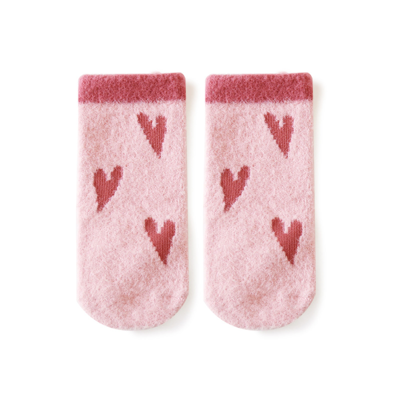 Calcetines de bebé nuevo Otoño e Invierno niños y niñas espesado forro polar recién nacido bebé calcetines Corea lindo dibujos animados NIÑOS Calcetines