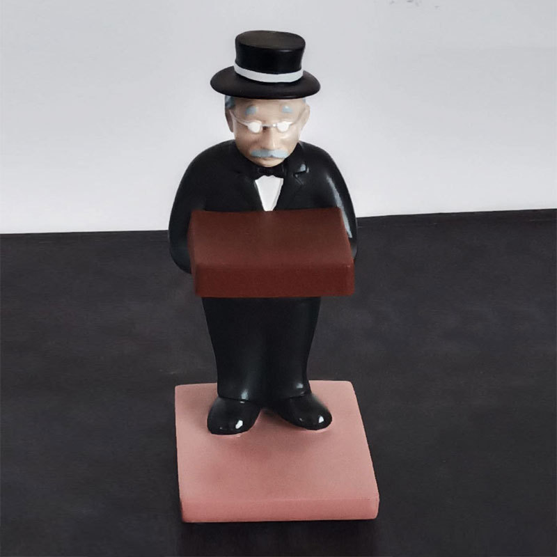 帽子付きの古い執事の腕時計のスタンドの腕時計の腕時計の腕時計の腕時計のトレーの展示棚の男性の時計の収納棚の表台