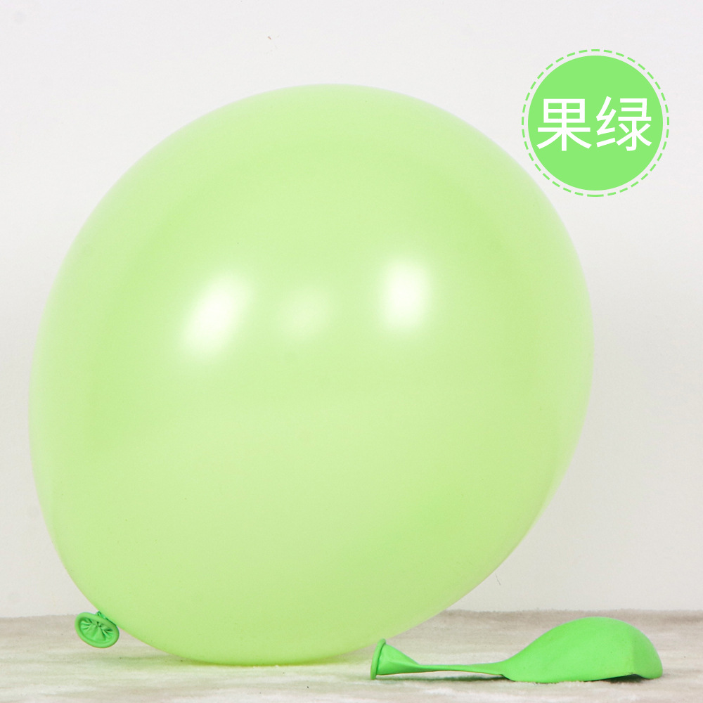Globo decorativo Globo de látex de 12 pulgadas Decoración de fiesta al por mayor transfronteriza 2.8g Diseño de globo mate redondo