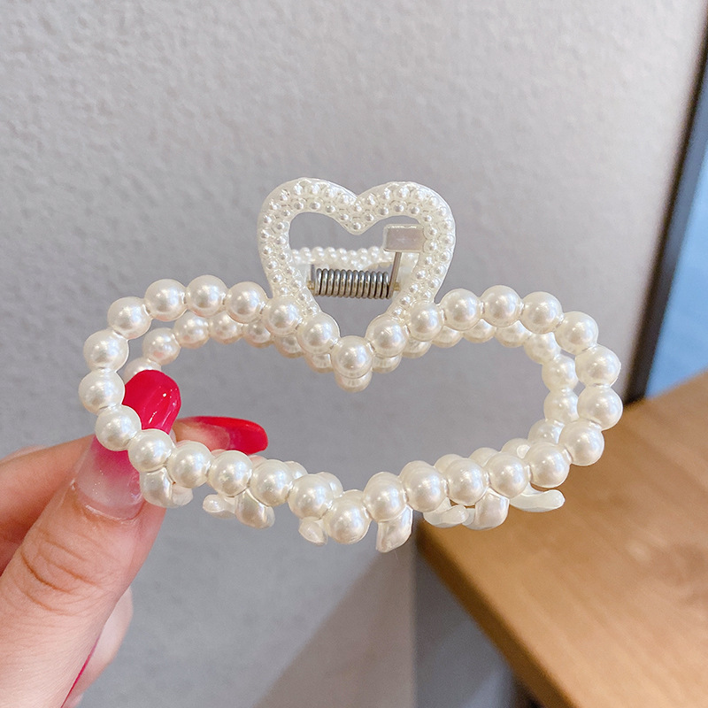 Corea del Sur ins horquilla cuadrada clip de la Cabeza trasera agarre del pelo estilo coreano elegante clip de pelo grande baño updo clip de tiburón