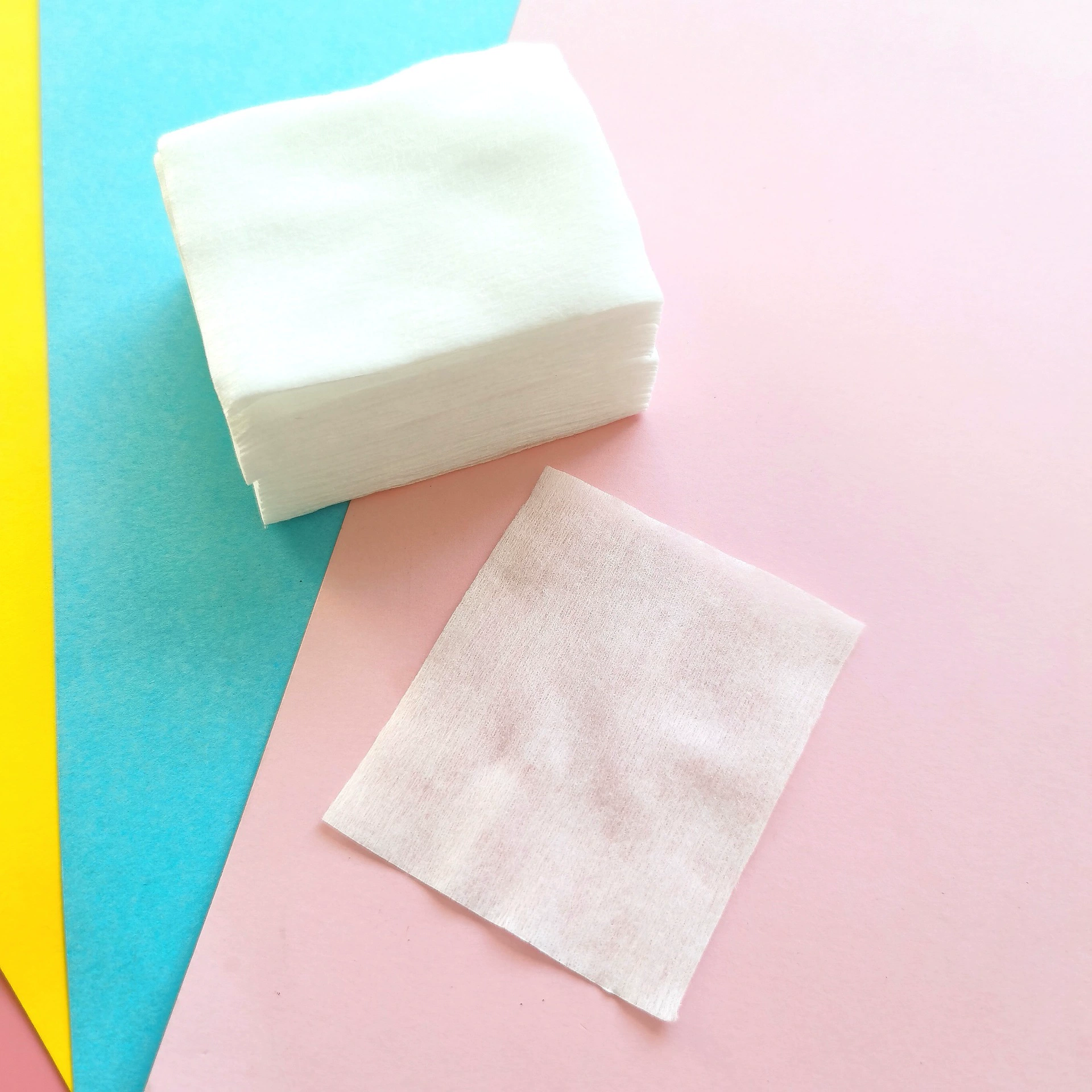 Thin cotton pads, wet makeup remover, wholesale, 100 pieces