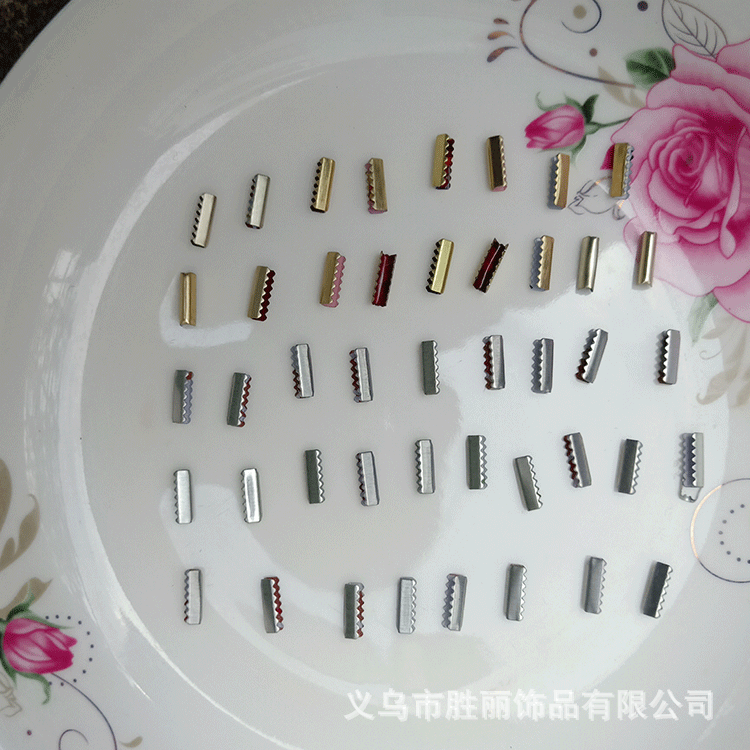 金属绳扣皮筋配件马仔扣 大量现货厂家直销0.2银扣古铜铜不锈钢扣