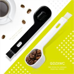 Italian semi-automatic coffee machine cleaning brush, coffee bean spoon, coffee powder spoon, coffee grinder brush
