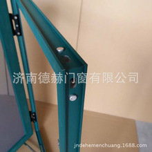 山东  夏季防蚊虫通风纱窗 平开式纱窗加工防盗窗