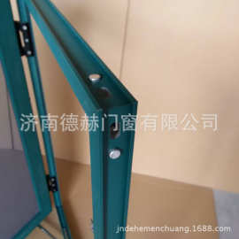 山东 夏季防蚊虫通风纱窗 平开式纱窗加工防盗窗高透金钢网