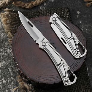 New mini outdoor folding knife stainless steel self-defense camping knife portable folding knife fruit knife knife knife