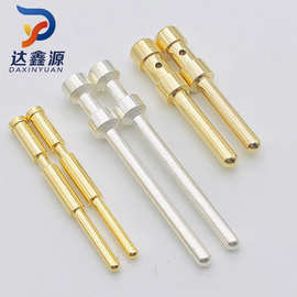 达鑫源现货供应 冷压插针连接器1.6|2.6压接端子铜针插针pin针