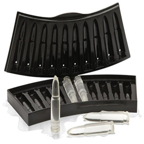 Buckle-style 3D Bullet Ice Cube Tray: A Creative Ice Mold for Winning the Anti-Japanese War—Perfect for Making Plastic Ice Cubes