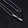 Spiral stainless steel, necklace, accessory, new collection, European style, wholesale