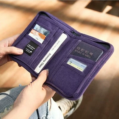 Waterproof organizer bag for traveling, passport bag, wallet, card holder, direct factory sales, mid length