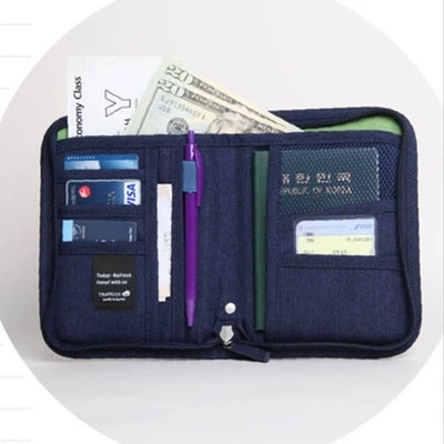 Waterproof organizer bag for traveling, passport bag, wallet, card holder, direct factory sales, mid length