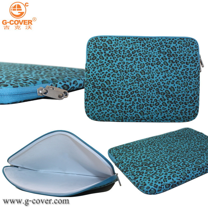 Factory Direct Sales MacBook 13inch Laptop Sleeve Bag Made of Neoprene with Leopard Print Computer Bag and Tablet Protective Cover