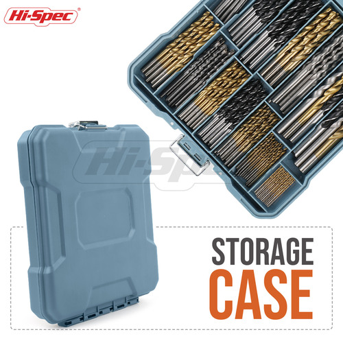 Hi-Spec 130-piece drill bit set twist drill woodworking flat drill bit cement drill bit electric drill drilling bit