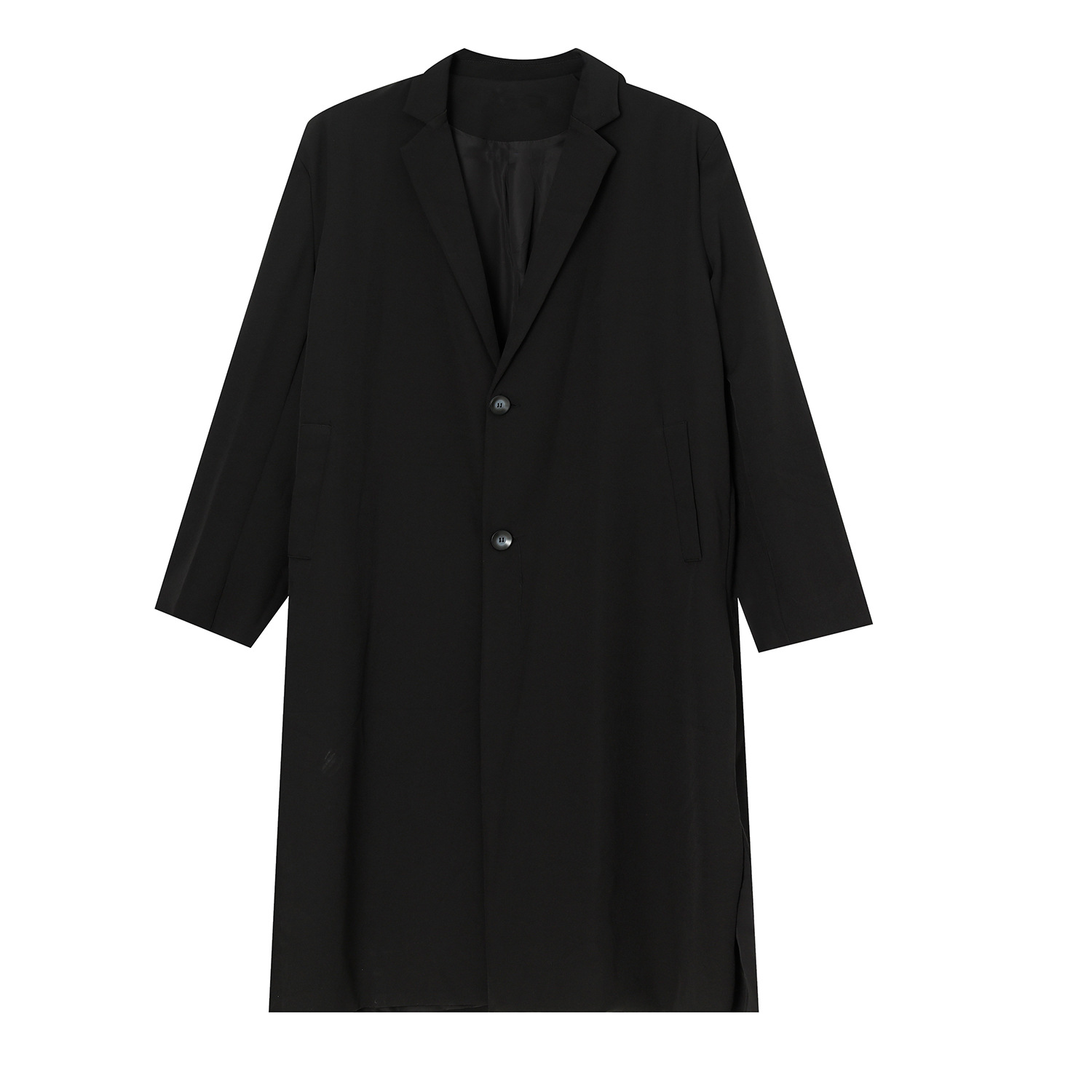 Ropa de Hombre | 2023 primavera nuevo estilo coreano color sólido retro trench coat abrigo suelto para hombres
