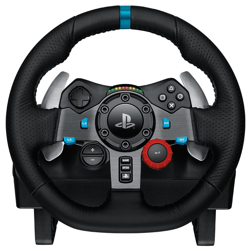 Logitech G29 Driving Force Racing Game Steering Wheel and Pedals G923 Are Suitable for Sony Ps5