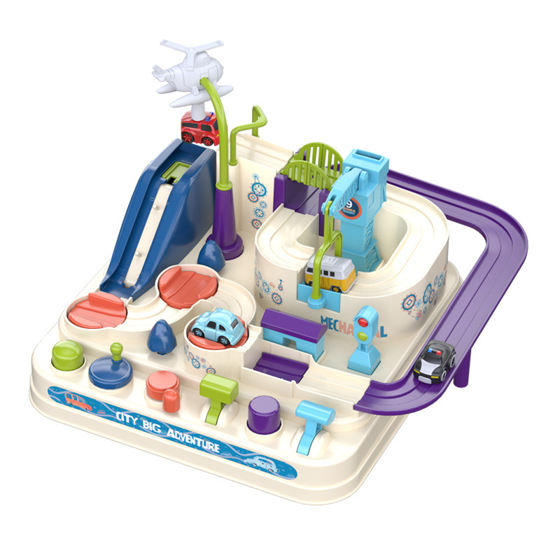Car Adventure Car Adventure train rail Car cross-border hot sale children's toys Toschi