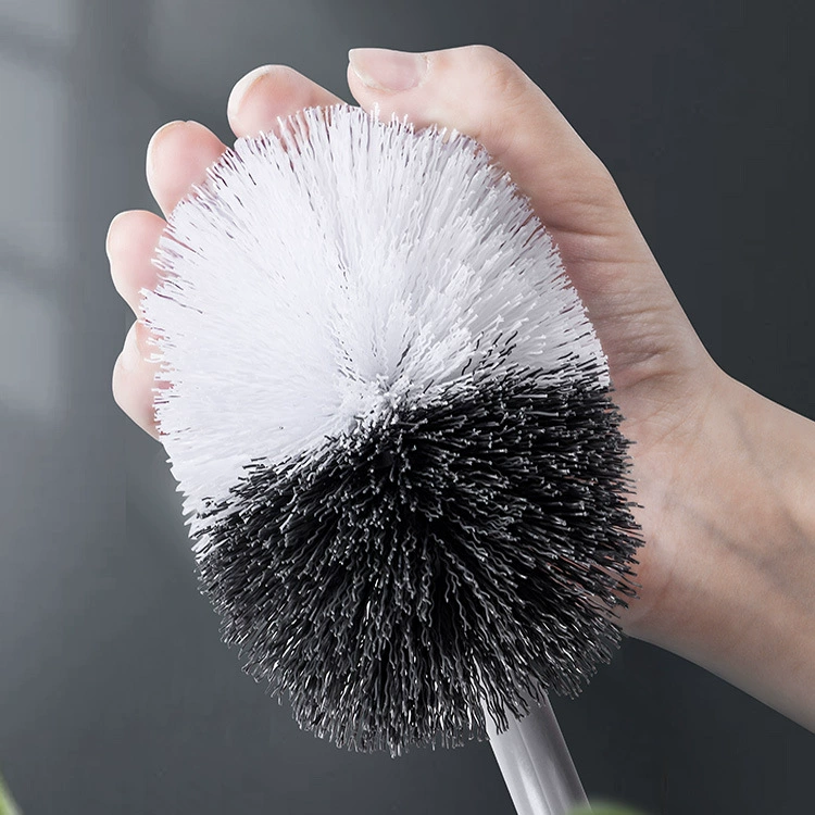 Toilet, wall brush