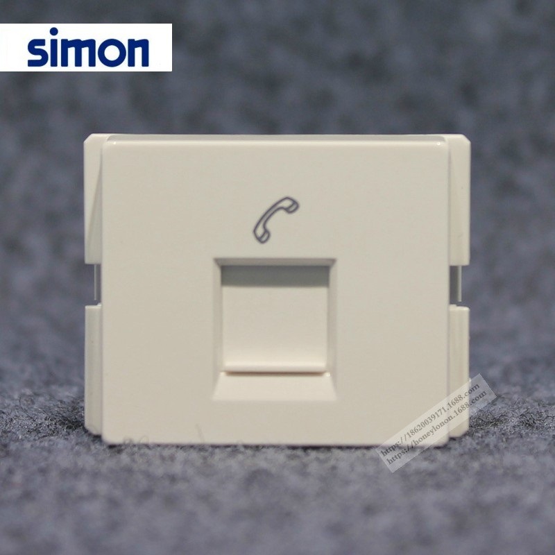 西蒙 Simon 52系列 1/2电话插座功能件N521