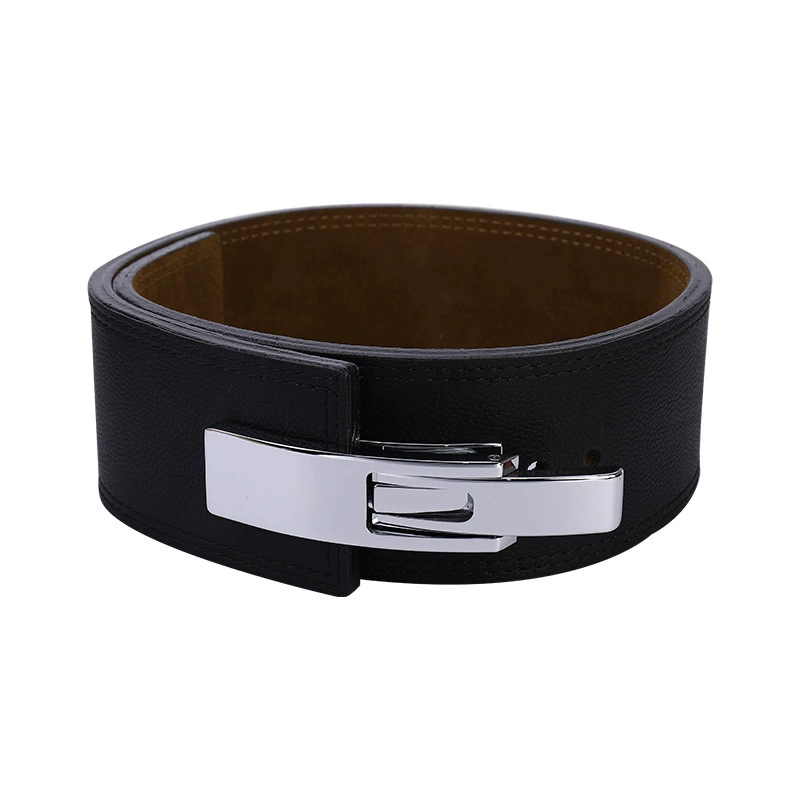 Leather belt for gym for training for men and women