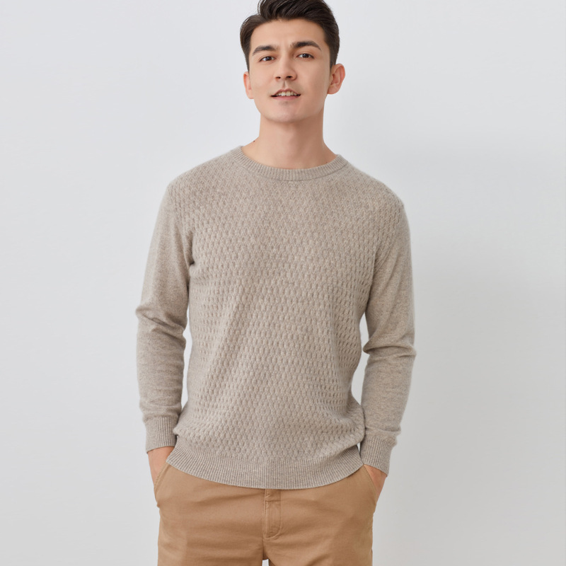 Customized Pure Cashmere Sweaters with Pictures and Samples, Men's Basic Models and Complex Models Can Be Customized in Sizes and Batches Starting from 50 Pieces